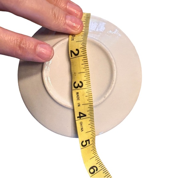 Vintage antique porcelain eggcup and dish pinecone pine - Picture 7 of 8